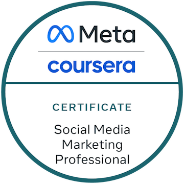Meta Social Media Marketing Professional Certificate badge